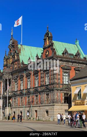 Rathaus am Stortorget-Platz, Altstadt, Malmö, Schweden Stockfoto