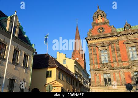 Rathaus am Stortorget-Platz, Altstadt, Malmö, Schweden Stockfoto