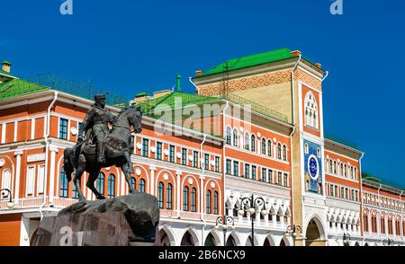 Denkmal für Iwan Obolensky-Nogotkow, Gründer von Yoshkar-Ola in Russland Stockfoto