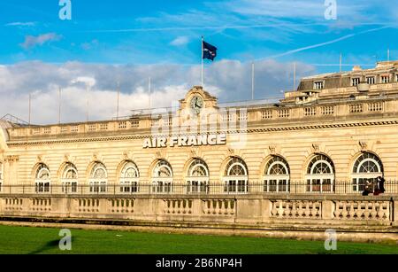 Air France Firmengebäude in Esplanade des Invalides, Paris, Frankreich Stockfoto