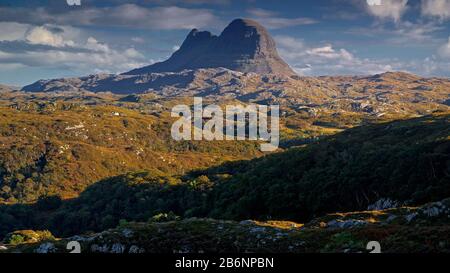 Europa, Schottland, Großbritannen, England, Landschaft, Ben Suilven, Stockfoto