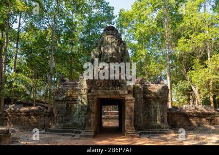 TA Som Temple in Kambodscha in der Nähe von Angkor Wat Stockfoto