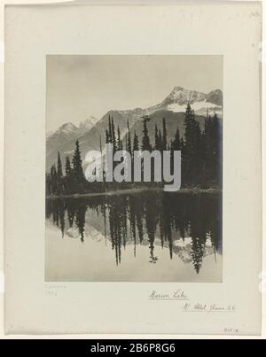 Gezicht op Marion Lake en Mount Abbot Marion Lake-Mt Abbot Glacier BC (Titel op Object) Blick auf den Lake Marion und den Mount Abbot Lake Marion-Mt. Abbot Glacier BC (Titelobjekt) Objekttyp: Fotos Artikelnummer: RP-F-F16125-A Aufschriften/Marken: Aufschrift, Nachzeichnung, schrieb: "Canada 1903" Hersteller : Fotograf William Notman (zugeschrieben) Ort Herstellung: Montréal dating: 1893 - 1913 Physische Merkmale: Matt daglichtcollodiumziluk Material: Papierkartontechnik: Matt daglichodizilduk: Abmessungen: Abmessungen: Abmessungen: Abmessungen des Fotos H 228 mm × W 178 mmblad: H 331 mm × W 259 mm Betreff: Lak Stockfoto