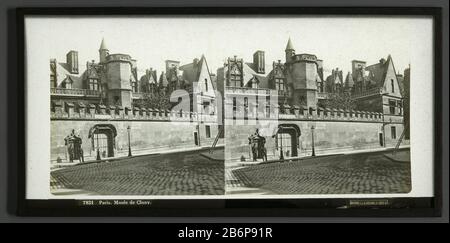 Blick auf das Musée de Cluny in Paris, Frankreich Paris, Musée de Cluny (Titelobjekt) Objektart: Stereobild Artikelnummer: RP-F F08422 Aufschriften/Marken: Nummer, Nachschrift '7831' Hersteller: Fotograf: Ferrier Pere et Fils Soulier & Levy Sr. (Denkmalgeschütztes Gebäude) Fotograf: Claude-Marie Ferrier (denkmalgeschütztes Gebäude) Fotograf: Jacques-Alexandre Ferrier (denkmalgeschütztes Gebäude) Fotograf: Soulier (denkmalgeschütztes Gebäude) Fotograf: J. Levy Sr. (Denkmalgeschütztes Objekt) Herstellung: Paris Datum: 1860 - 1870 Material: Glassiegel Kante: Papiertechnik: Diapositief Abmessungen: Glas: H 84 mm × W 170 mm Stockfoto