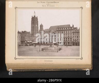 Gezicht op Place Jean Bart in Duinkerke Dunkerque, La Place Jean Bart (titel op object) Ansicht des Place Jean Bart in DuinkerkeDunkerque [La Place Jean Bart] (title object) Objekttyp: Fotomechanische Druckseite Artikelnummer: RP-F 2001-7-1219B-17 Aufschriften/Marken: Beschriftung, Rekto gedruckt: Hersteller von 'Le Contemporain Nord / Revue Pittoresque' : Fotograf: NC (denkmalgeschütztes Gebäude) Klischeehersteller: Luzzato (denkmalgeschütztes Objekt) Herstellung: Dunkirk dating: CA. 1877 - oder vor dem 30. November 1882 Material: Papiertechnik: Lichtdruckmessungen: Aufgedruckt: H 191 mm × W 255 mmToelichtingPrent Stockfoto