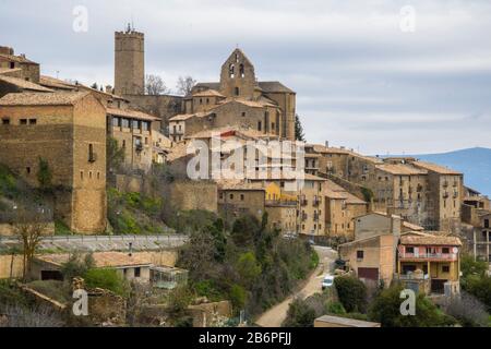 SOS del Rey Catolico Mittelalterdorf in der Provinz Zaragoza, Spanien Stockfoto