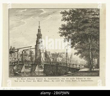 Gezicht op de Montelbaanstoren in Amsterdam vanaf de Oude Schans Blick auf die Montelbaanstoren in Amsterdam vom Oude Schans Objekttyp: Bild-Artikelnummer: RP-P-1914-5001Katalogogusreferentie: Würzbach 2 Aufschriften / Marken: Sammlermarke, Verso, gestempelt: Lugt 2228 Hersteller: Printzbach (1741 erwähnt) bei Jacob Cats (1741) Jacob Cats (1741 bis 1799) (erwähnt am Objekt) Ort Herstellung: Amsterdam Datum: 1770 Physikalische Eigenschaften: Ätzmaterial: Papiertechnik: Ätzmaße: Plattenkante: H 160 mm × W 200 mmOnderwerp Stockfoto