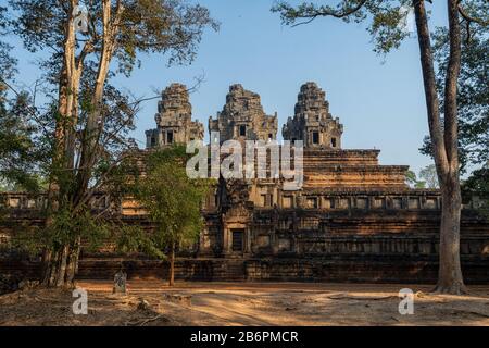 Der Tempel Ta Keo in der Nähe von Angkor Wat in Kambodscha Stockfoto