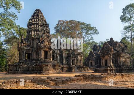 Der Thommanon-Tempel in der Nähe von Angkor Wat in Kambodscha Stockfoto