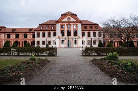 11. März 2020, Bayern, Augsburg: Sommerresidenz der katholischen Universität von Eicht-Ingolstadt Foto: Sven Hoppe / dpa Stockfoto
