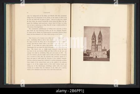 Bild op de Sint-Kastorbasiliek in Koblenz Blick auf die Basilika St. Castor in Koblenz Objektart: Fotomechanische Druckseite Artikelnummer: RP-F 2001-7-412-5 Hersteller: Fotograf: Cundall & Fleming Schöpfer: Anonymer Ort Herstellung: Koblenz dating: CA. 1858 - oder für das Material von 1868: Papiertechnik: Woodburytypie Abmessungen: Druck: H 117 mm × W 90 mmToelichtingPrent Vorderseite 84. Betrifft: Kirche (außen) Wo: Basilika St. Castor Stockfoto