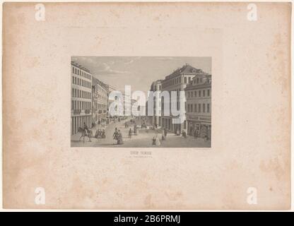 Bild der Zeil, Frankfurt am Main die Zeil in Frankfurt am (Titel-Objekt) Objektart: Bild-Artikelnummer: RP-P-1909-1740-1740 Aufschriften / Marken: Sammlermarke, Verso, gestempelt: Lugt 2228 Hersteller: Druckmaschine: Theophil Beck (Listed Property) Ort Herstellung: Frankfurt Datum: 1903 - 1903 Physikalische Merkmale: Aquatint und Ätzmaterial: Papiertechnik: Aquatint / Ätzmaße: Blatt: H 273 mm × W 380 mm Betreff: Straße (+ City (-scape) mit Figuren, Mitarbeiter) Wo: Segeln Stockfoto