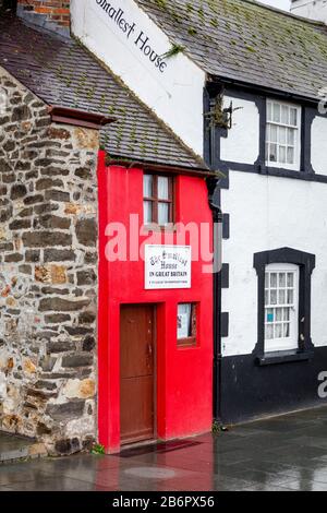 Das offizielle Kleinste Haus in Großbritannien, Conwy, Wales, Großbritannien Stockfoto