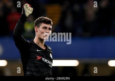 KEPA Arrizabalaga von Chelsea - Chelsea gegen Liverpool, Emirates FA Cup fünfte Runde, Stamford Bridge, London, Großbritannien - 3. März 2020 nur redaktionelle Verwendung - es gelten Einschränkungen für DataCo Stockfoto