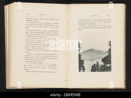 Gezicht op een meer te Japan, met op de achtergrond de berg Fuji Blick auf einen See in Japan, mit Kulisse des Fuji Objekttyps: Fotomechanische Druckseite Artikelnummer: RP-F 2001-7-304-71 Hersteller: Fotograf: William Kinnimond Burton (möglich) Klischeemacher: Kazumasa Ogawa Place Manufacturing: Japan Datum: CA. 1882 - oder für das Material von 1892: Papiertechnik: Lichtdruckmessungen: Aufgedruckt: H 105 mm × W 87 mmToelichtingPrent Seite 283. Betrifft: Vulkan am See, wo Fuji Stockfoto