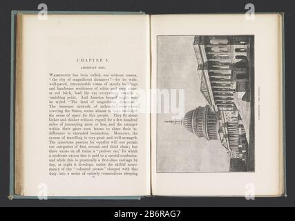 Gezicht op het Capitool in Washington Washington Das Kapitol (titel op object) Blick auf das Kapitol in Washington: Das Kapitol (title object) Objekttyp: Fotomechanische Seite drucken Artikelnummer: BI 2004-1974-2 Hersteller: Fotograf: Frith & Co.klischeehafter: Anonymer Ort Herstellung: Washington DC dating: Etwa 1882 - oder für das Material von 1892: Papiertechnik: Autotypie-Abmessungen: Druck: H 104 mm × W 145 mmToelichtingPrent Seite 59. Betrifft: Regierung, öffentlicher Dienst, wo: Kapitol (Washington DC) Stockfoto
