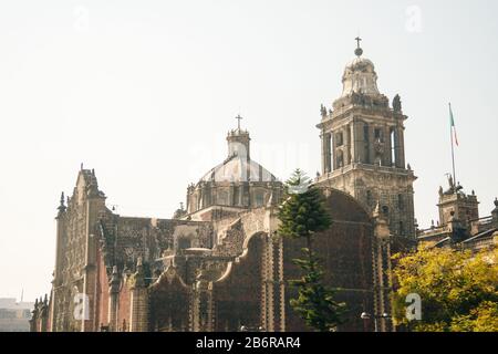 Temple Mayor, Temple, Ruin, City of Mexico City - Sep, 2019 Stockfoto