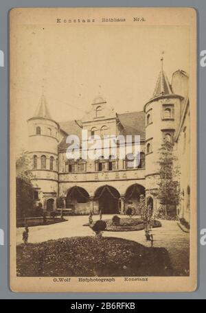 Gezicht op het stadthuis van Konstanz Konstanz Rathaus (titel op object) Gezicht op het stadthuis van KonstanzKonstanz Rathaus (titel op object) Objekttyp: Kabinetfoto Objektnummer: RP-F-F20068 Inscriptions / Merkens: Nummer, recto, gedrukt: 'Nr.4.'annooooooooooooooood: Wolf faved: H. opt: Spottibe: H. oping: H. oping: H. opooooooooooooooooooooooooooooooood: 1870 - 1871 Material: Karton fotopapier Techniek: Albuminedruk Abmessungen: Secundaire drager: H 166 mm × b 109 mm Betreff: Rathaus Stockfoto