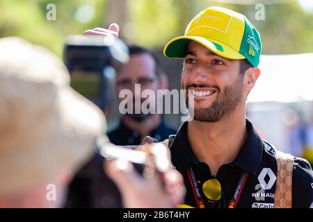 Melbourne, Australien, 12. März 2020. Daniel Ricciardo (3) fuhr für Renault während des großen Preises von Rolex, Australien, in der Formel 1. Credit: Dave Hewison/Alamy Live News Stockfoto