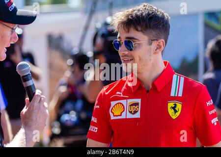 Melbourne, Australien, 12. März 2020. Charles Leclerc (16) fuhr für die Scuderia Ferrari Mission Winnow während des Formel-1-Rolex Australian Grand Prix, Melbourne, Australien. Credit: Dave Hewison/Alamy Live News Stockfoto