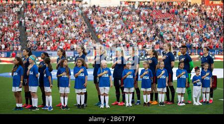 Frisco, Texas, USA. März 2020. Team USA Eröffnungsfeierlichkeiten Credit: Hoss McBain/ZUMA Wire/Alamy Live News Stockfoto