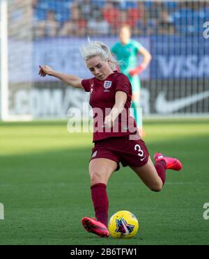 Frisco, Texas, USA. März 2020. 3 ''ALEX GREENWOOD'', die den Ball über das Spielfeld ziehen. Credit: Hoss McBain/ZUMA Wire/Alamy Live News Stockfoto