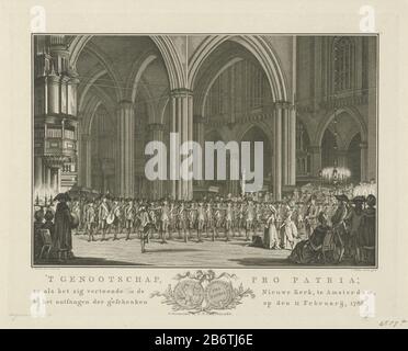 Het genootschap Pro Patria, in de Nieuwe Kerk te Amsterdam, op 11 februari 1.815 Die Gesellschaft Pro Patria, in der Nieuwe Kerk in Amsterdam, 11. Februar 815 Objekttyp: Bild Artikelnummer: RP-P-ob-60.134Katalogogusreferentie: FMH 4687-A Aufschriften / Marken: Sammlermarke, darunter,: 228 Druckmaschine: 228 Caspar Jacobsz. Philips (unter Denkmalschutz) zum Zeichnen: Jan Bulthuis (unter Denkmalschutz stehendes Gebäude) Herausgeber: Willem Vermandel (unter Denkmalschutz stehendes Gebäude) Herausgeber: Jan Willem Smit (unter Denkmalschutz stehende Immobilien) Herstellung: Amsterdam Datum: 1.801 Physische Merkmale: Radierung; Proofing Material: PA Stockfoto
