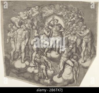 Het laatste oordeel, blad D Das Jüngste Gericht, Blatt D Objekttyp: Bild Artikelnummer: RP-P-ob-36.231Katalogusreferentie: Der Illustrierte Bartsch 25Bartsch 25Bellini (Ghisi) 51-1 (3) Lewis & Lewis 9-1 (3) Beschreibung: Detail des Freskos "das letzte Urteil" von Michelangelo in der Sistel Kapel. Hersteller : Entwurf von Giorgio Ghisinaar:: Druckmaschine Michelangelo Herstellung: Druckmaschine: Italien zum Entwurf: Vatikan Datum: 1530 - 1582 Physische Merkmale: Enga; Proofmaterial: Papiertechnik: Enga (Druckverfahren) Maße: Blatt: H 427 mm (. Unregelmäßiger Schnitt) × W 480 mm (. Irreg Stockfoto