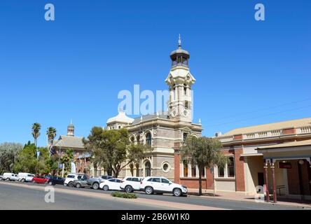 façade des historischen Rathauses, erbaut im Jahre 1891, Broken Hill, New South Wales, NSW, Australien Stockfoto