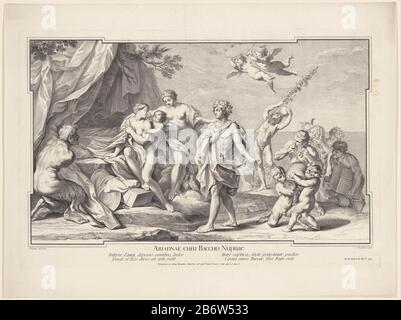 Huwelijk van Bacchus en Ariadne Hochzeit von Bacchus und Ariadne Objekttyp: Bildobjektnummer: RP-P-ob-70.809 Hersteller: Druckhersteller: Jean Michel Liotardnaar Zeichnung von: Carlo Cignani dating: 1712 - 1796 Physikalische Eigenschaften: Radierung und Engra-Material: Papiertechnik: Radierung / Engra-Druck (Druckverfahren) Thema: (Geschichte von Ariadne) Stockfoto