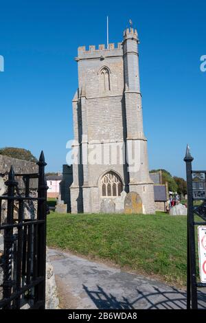 ST Andrew's Church, Burnham-on-Sea, Somerset, England Stockfoto