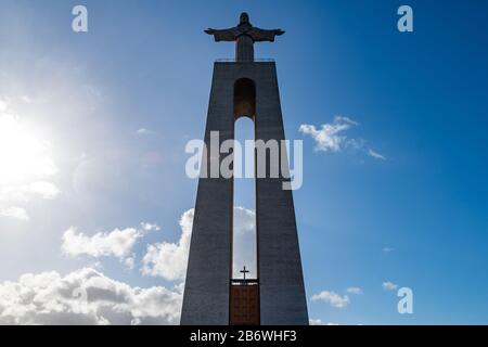 Die Cristo Rei Statue in Lissabon Stockfoto