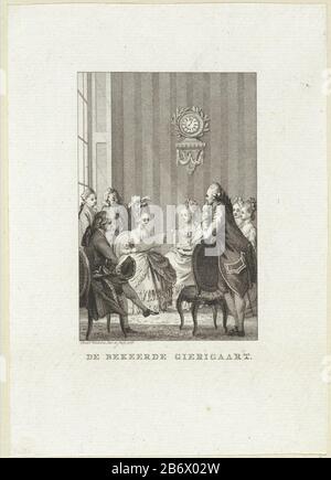 Jonge vrouw leest een klein gezelschap voor van een blad Junge Frau liest eine kleine Sammlung für einen Blattobjekttyp: Bild Artikelnummer: RP-P-ob-64.962Catalogusreferentie: Sammlung Rijksmuseum 2 (2) Hinweis: Staat ermittelt aus vorhandenen Drucken in Rijksprenkabinett / Marken: Sammlermarke, Verlegermarke: 240 Hersteller: Gestempelt Reinier Vinkeles (I) (denkmalgeschütztes Gebäude) Ort Herstellung: Amsterdam Datum: 297 Physikalische Merkmale: Ätzung und Engra-Material: Papiertechnik: Ätzung/Engra-Abmessungen (Druckverfahren): Blatt: H 206 mm × W 146 mmToelichtingDeze prin Stockfoto