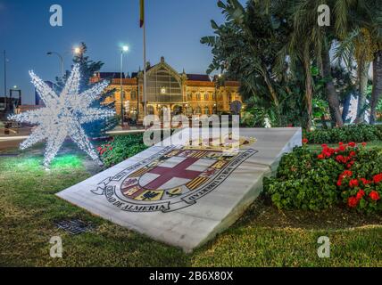 Anciente Bahnhof von Almeria, Andalusien, Spanien Stockfoto