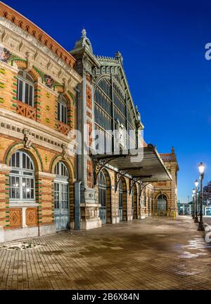 Anciente Bahnhof von Almeria, Andalusien, Spanien Stockfoto