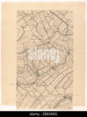 Kaart van de provincie Utrechter (tweede deel van onder) Nieuwe kaart van den lande van Utrechter (titel op object) Teil (second from bottom) einer Karte der Provinz Utrechter. Hersteller : Druckerhersteller Thomas Doesburgh Autor: Gerard Hoet (I) Kartograf: Bernard Roy (I) Herausgeber: Nicolaes Visscher (II) Anbieter von Privilegien: US General of the Republic of the Seven United Netherlands Provider of Privilege: States of Utrechter Auftragsfertigung: Kartograf: Utrechter Herausgeber: Amsterdam Datum: 1696 und/oder nach 1696 - 1702 Physikalische Merkmale: Ätzung Stockfoto