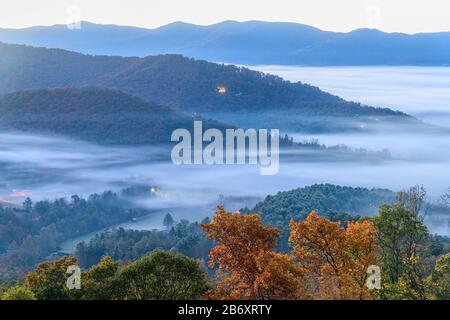 USA, Deep South, North Carolina, Southern Appalachen, Asheville, Blue Ridge Parkway, *** Local Caption * USA, Deep South, North Carolina, Souther Stockfoto