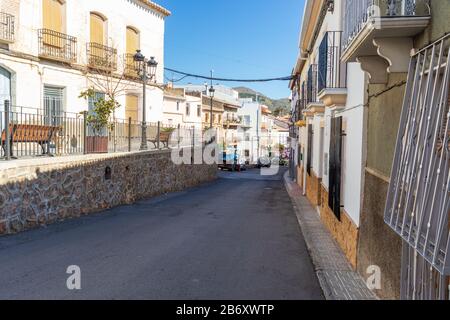 Oria eine Kleine Stadt im ländlichen Andalusien Spanien Stockfoto