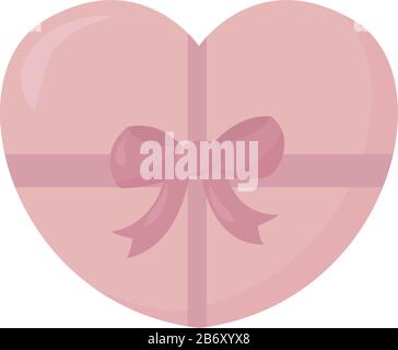 Rosa Herzen, Illustration, Vektor auf weißem Hintergrund. Stock Vektor