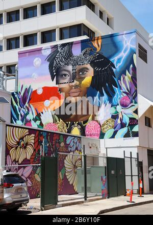 Graffiti in Darwin, Northern Territory, Australien Reise - Darwin Graffiti - - - Darwin - Northern Territory - Australien - 31. Dezember 2019. © J Stockfoto
