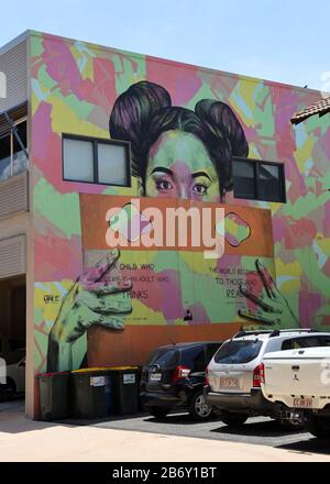 Graffiti in Darwin, Northern Territory, Australien Reise - Darwin Graffiti - - - Darwin - Northern Territory - Australien - 31. Dezember 2019. © J Stockfoto