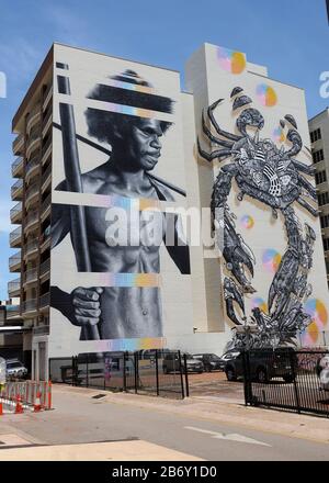 Graffiti in Darwin, Northern Territory, Australien Reise - Darwin Graffiti - - - Darwin - Northern Territory - Australien - 31. Dezember 2019. © J Stockfoto