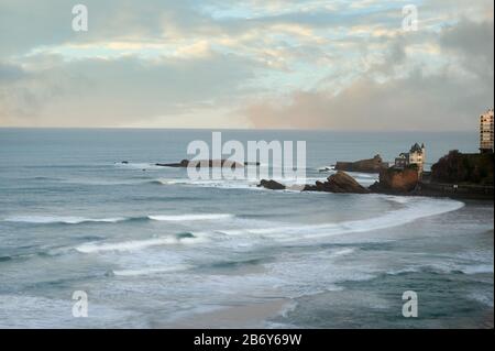 Biarritz, Pyrenäen Atlantiques, Aquitaine, Frankreich Stockfoto