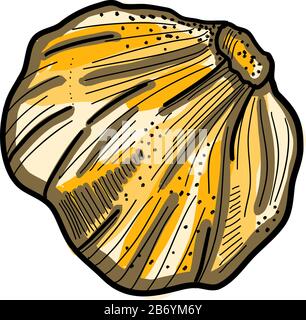 Elephant Knoblauch, Illustration, Vektor auf weißem Hintergrund. Stock Vektor