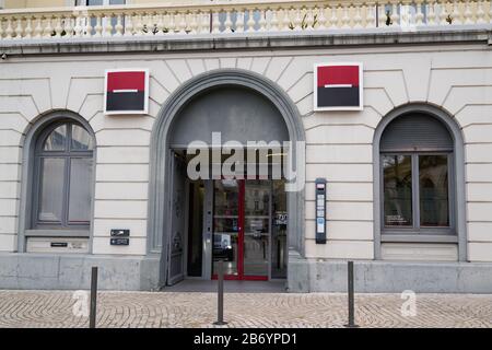 Bordeaux, Aquitanien/Frankreich - 02 21 2020: Société Generale unterzeichnet Filiale Filiale Eingang Marke Büro Stockfoto