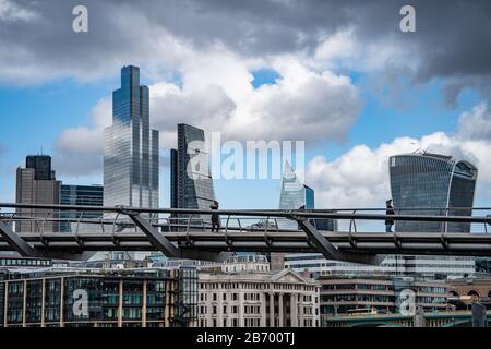 London, Großbritannien. März 2020. Szenen aus einem sehr ruhigen London als Befürchtungen vor dem Coronavirus finden Donnerstag, 12. März 2020 statt. Foto: Roger Garfield/Alamy Live News Stockfoto