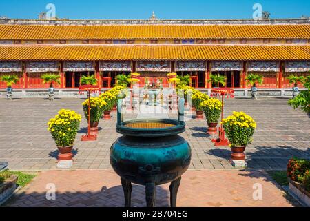 Mieu Tempel, Kaiserstadt Hue, Provinz Thua Thien Hue, Vietnam Stockfoto