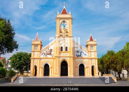 Tan Huong Church, Kon Tum, Provinz Kon Tum, Vietnam Stockfoto