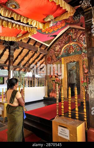 Sri Lanka, Kandy, Kataragama Devalaya Devale, Hindutempel Stockfoto