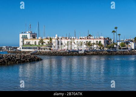 Puerto de Mogán auf Gran Canaria Stockfoto